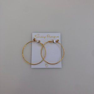 Gold Kinsey Designs Hoop Earrings